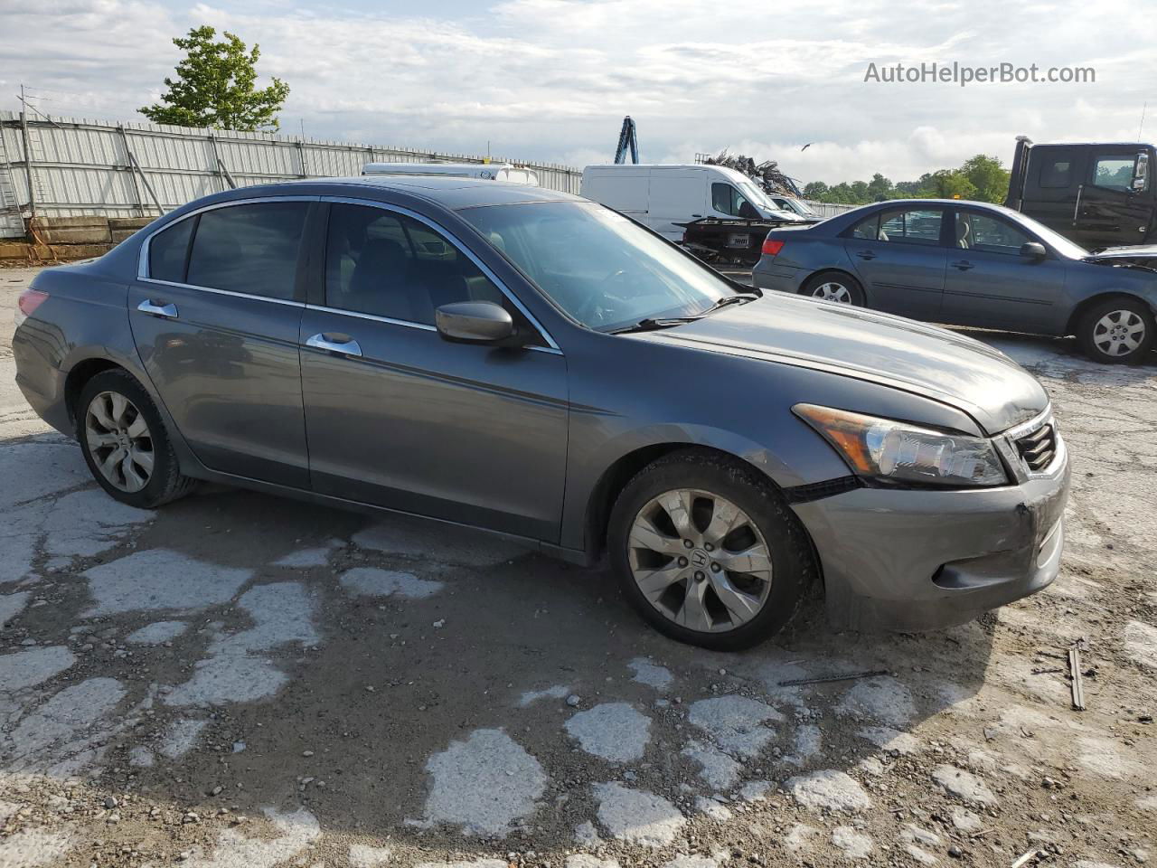 2009 Honda Accord Exl Gray vin: 1HGCP36829A020654