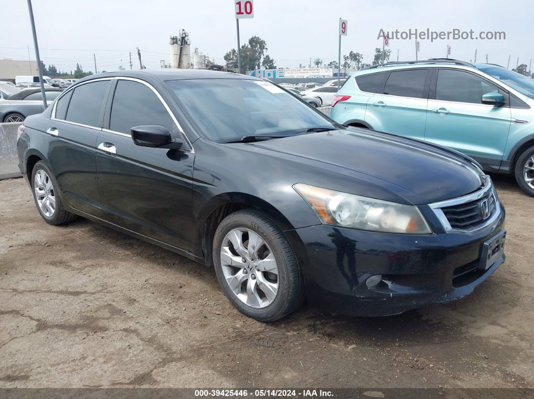 2009 Honda Accord 3.5 Ex-l Black vin: 1HGCP36829A041505