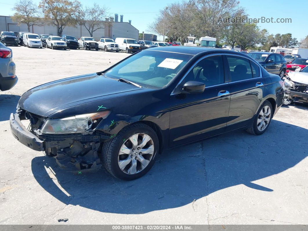 2009 Honda Accord 3.5 Ex-l Black vin: 1HGCP36829A050110