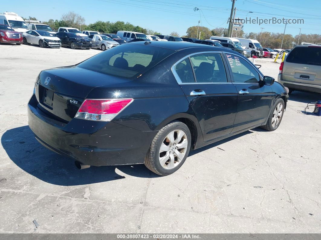 2009 Honda Accord 3.5 Ex-l Black vin: 1HGCP36829A050110