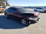 2009 Honda Accord Exl Burgundy vin: 1HGCP36829A051015