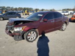 2009 Honda Accord Exl Бордовый vin: 1HGCP36829A051015