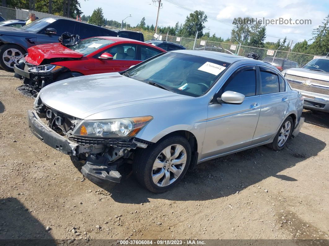 2008 Honda Accord 3.5 Ex-l Silver vin: 1HGCP36838A024887