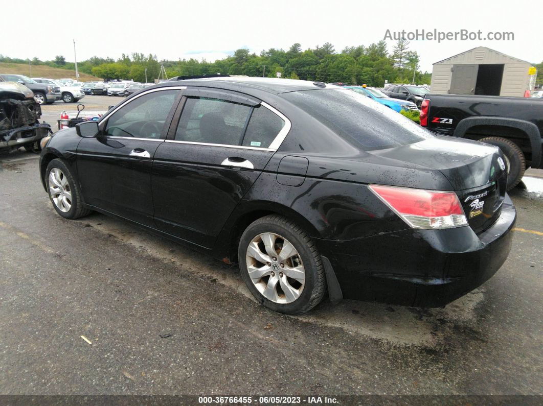 2008 Honda Accord 3.5 Ex-l Black vin: 1HGCP36838A028809