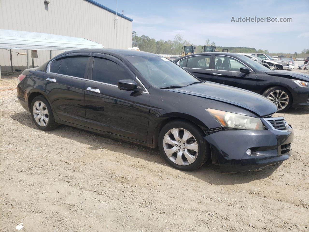 2008 Honda Accord Exl Черный vin: 1HGCP36838A082336