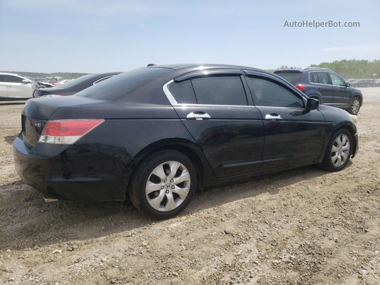 2008 Honda Accord Exl Черный vin: 1HGCP36838A082336