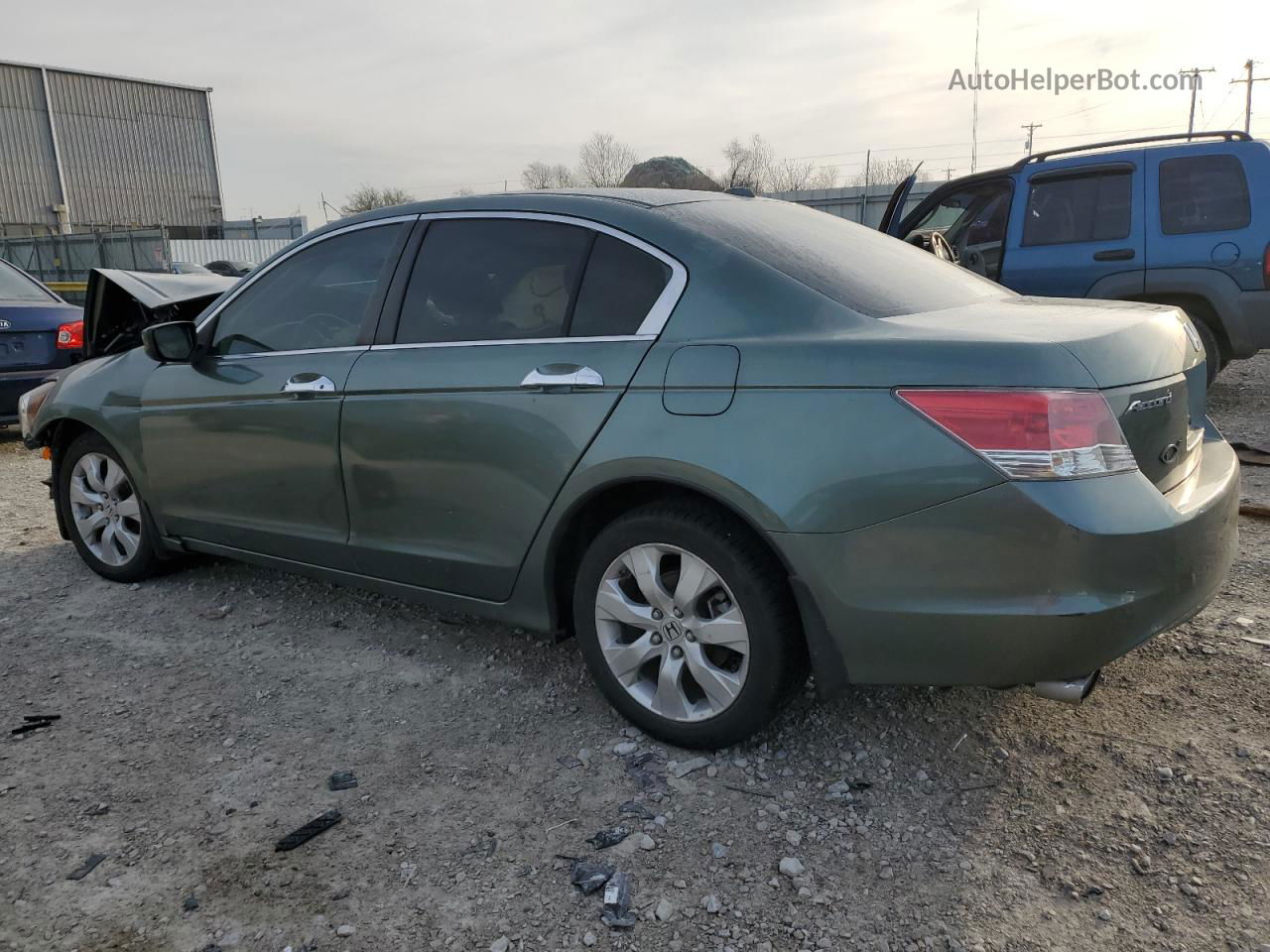 2008 Honda Accord Exl Green vin: 1HGCP36848A023683