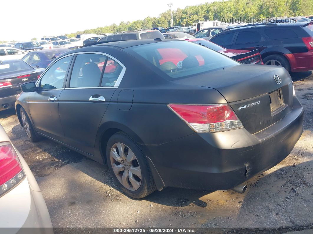 2008 Honda Accord 3.5 Ex-l Black vin: 1HGCP36848A032903