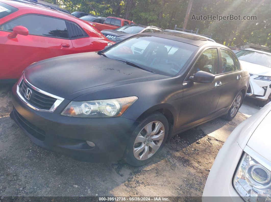 2008 Honda Accord 3.5 Ex-l Black vin: 1HGCP36848A032903