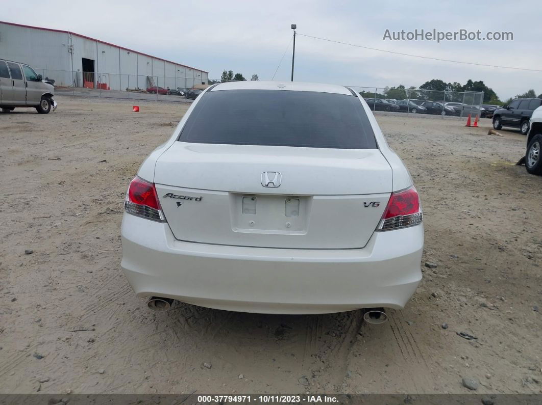 2008 Honda Accord 3.5 Ex-l White vin: 1HGCP36848A069949