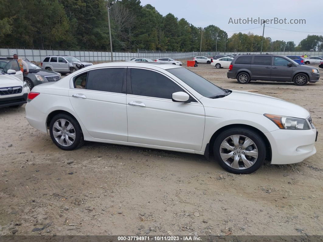 2008 Honda Accord 3.5 Ex-l White vin: 1HGCP36848A069949