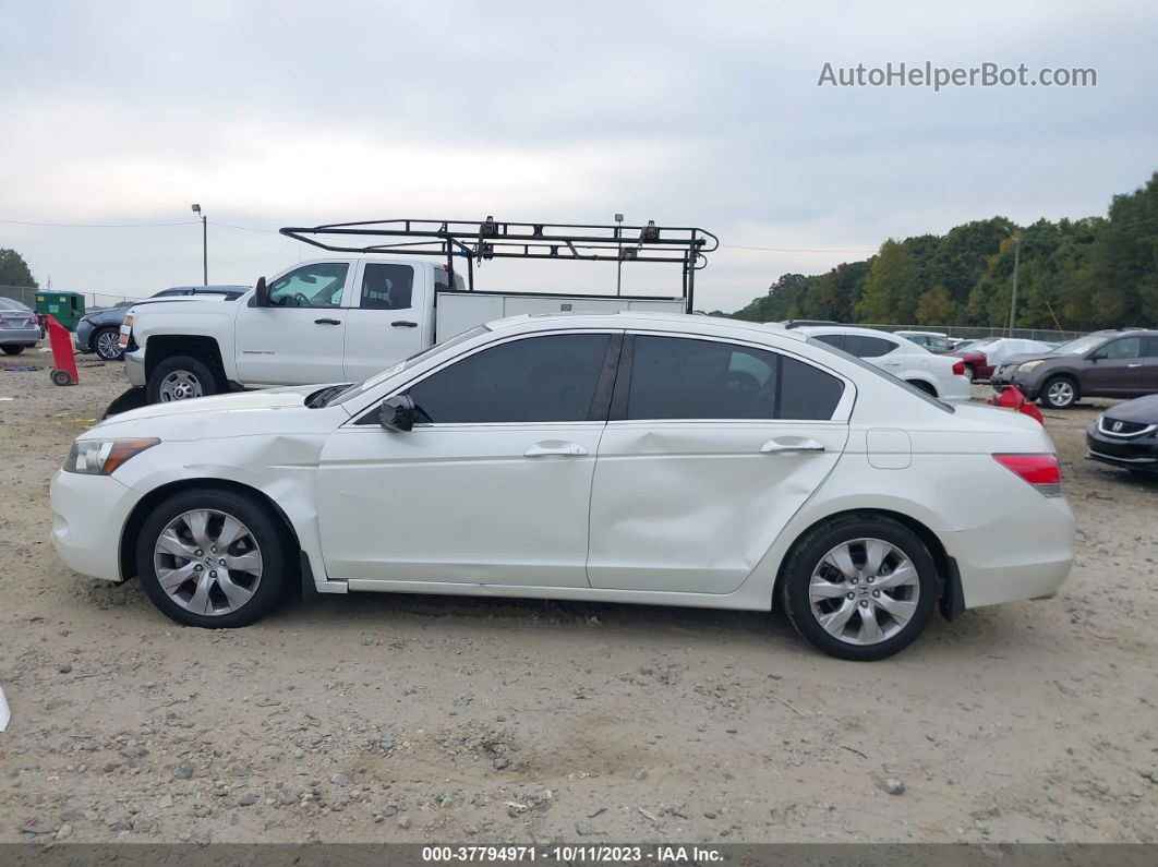 2008 Honda Accord 3.5 Ex-l White vin: 1HGCP36848A069949