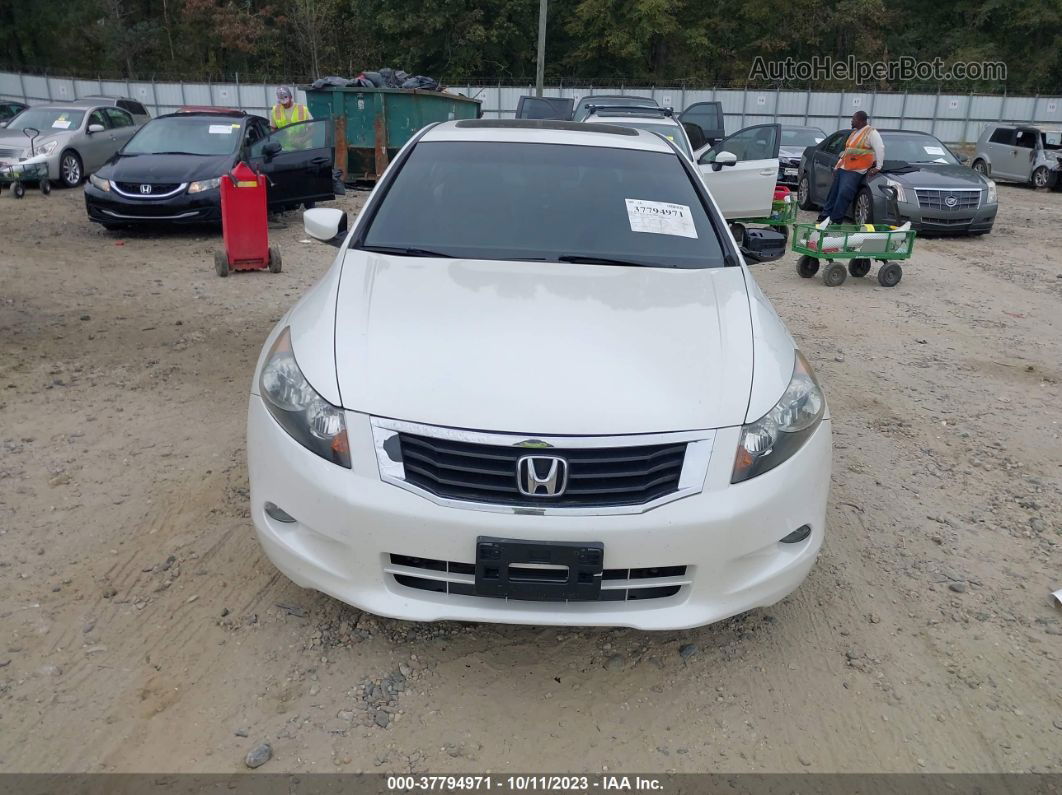 2008 Honda Accord 3.5 Ex-l White vin: 1HGCP36848A069949