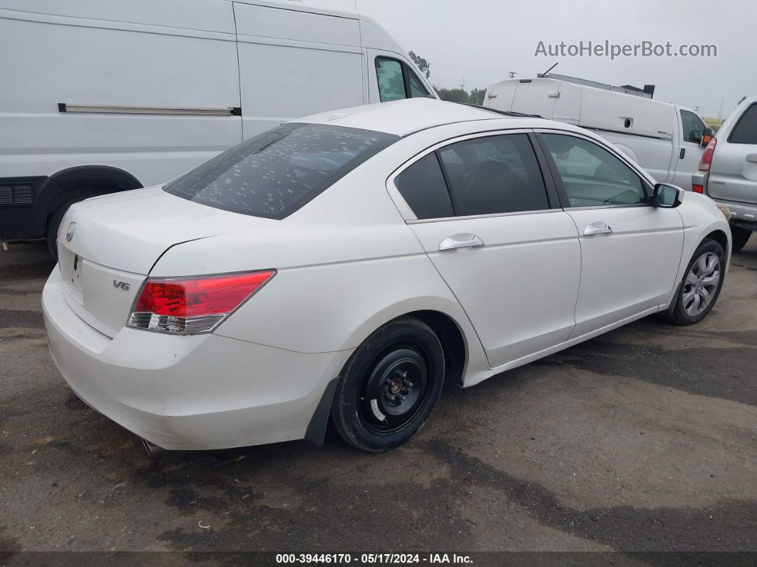 2008 Honda Accord 3.5 Ex-l White vin: 1HGCP36848A084144