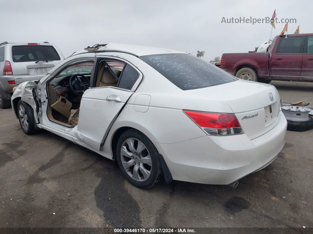 2008 Honda Accord 3.5 Ex-l White vin: 1HGCP36848A084144