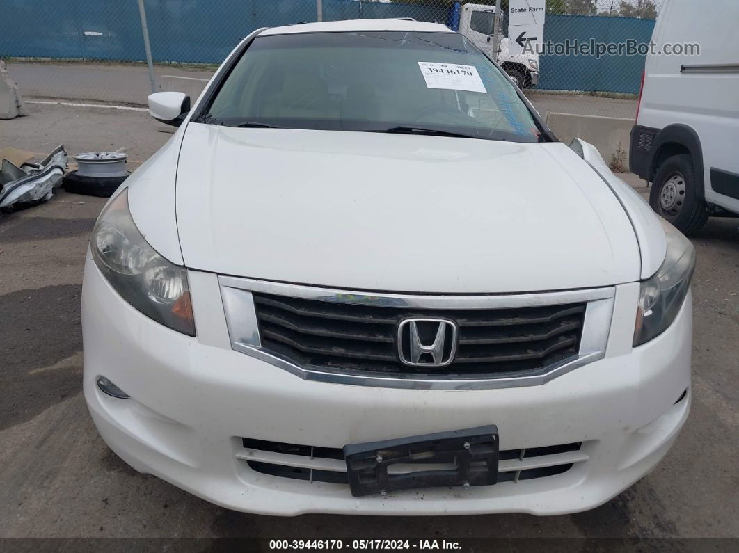 2008 Honda Accord 3.5 Ex-l White vin: 1HGCP36848A084144