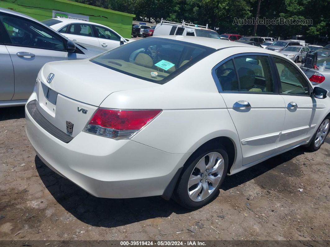 2009 Honda Accord 3.5 Ex-l Белый vin: 1HGCP36849A042445