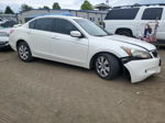 2009 Honda Accord Exl White vin: 1HGCP36849A043109