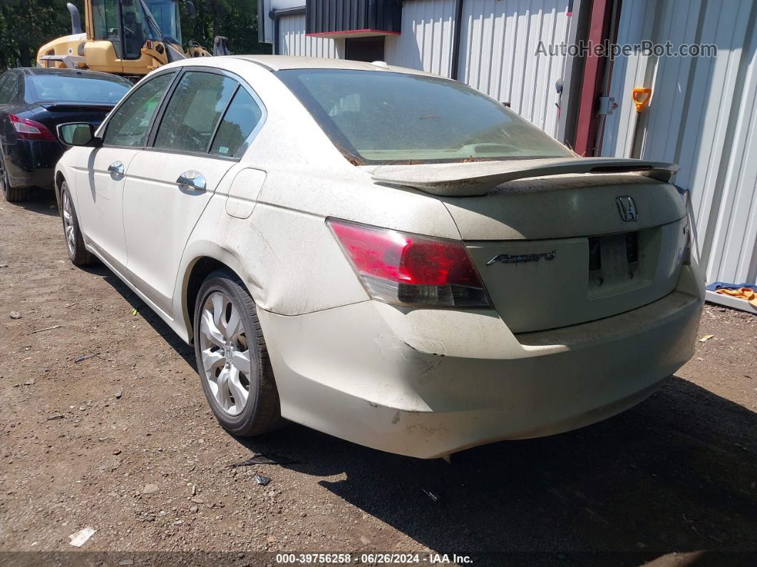 2008 Honda Accord 3.5 Ex-l White vin: 1HGCP36858A028326