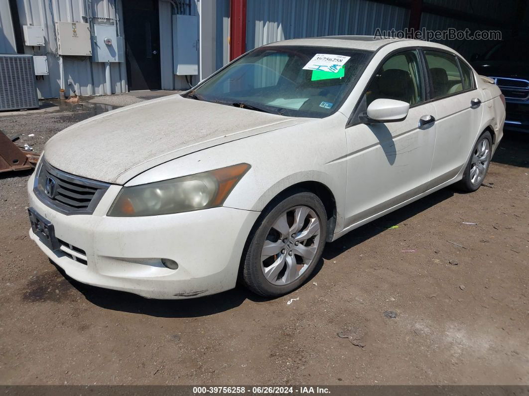 2008 Honda Accord 3.5 Ex-l White vin: 1HGCP36858A028326