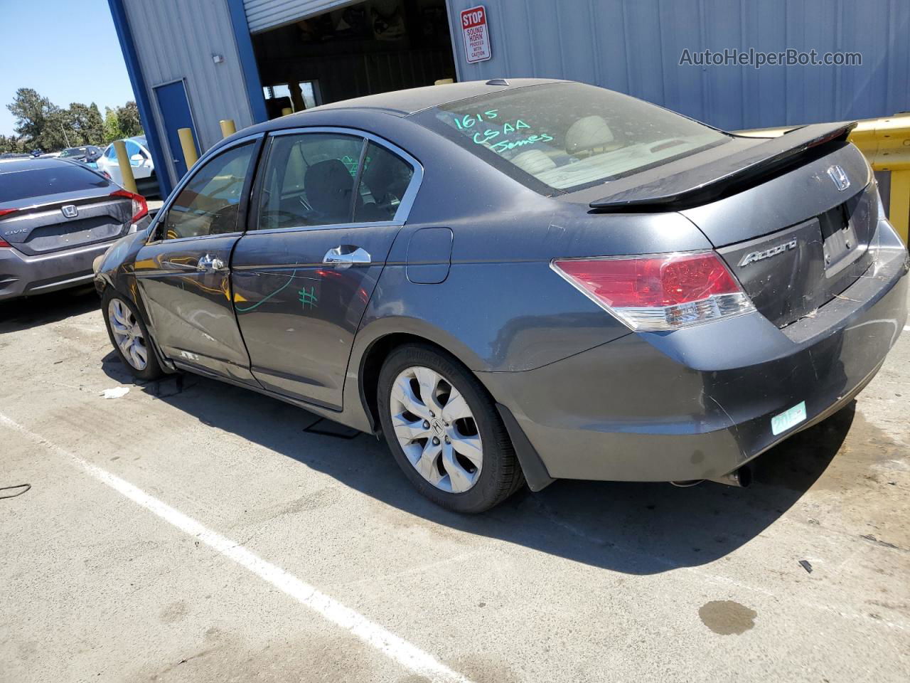 2008 Honda Accord Exl Gray vin: 1HGCP36858A050729