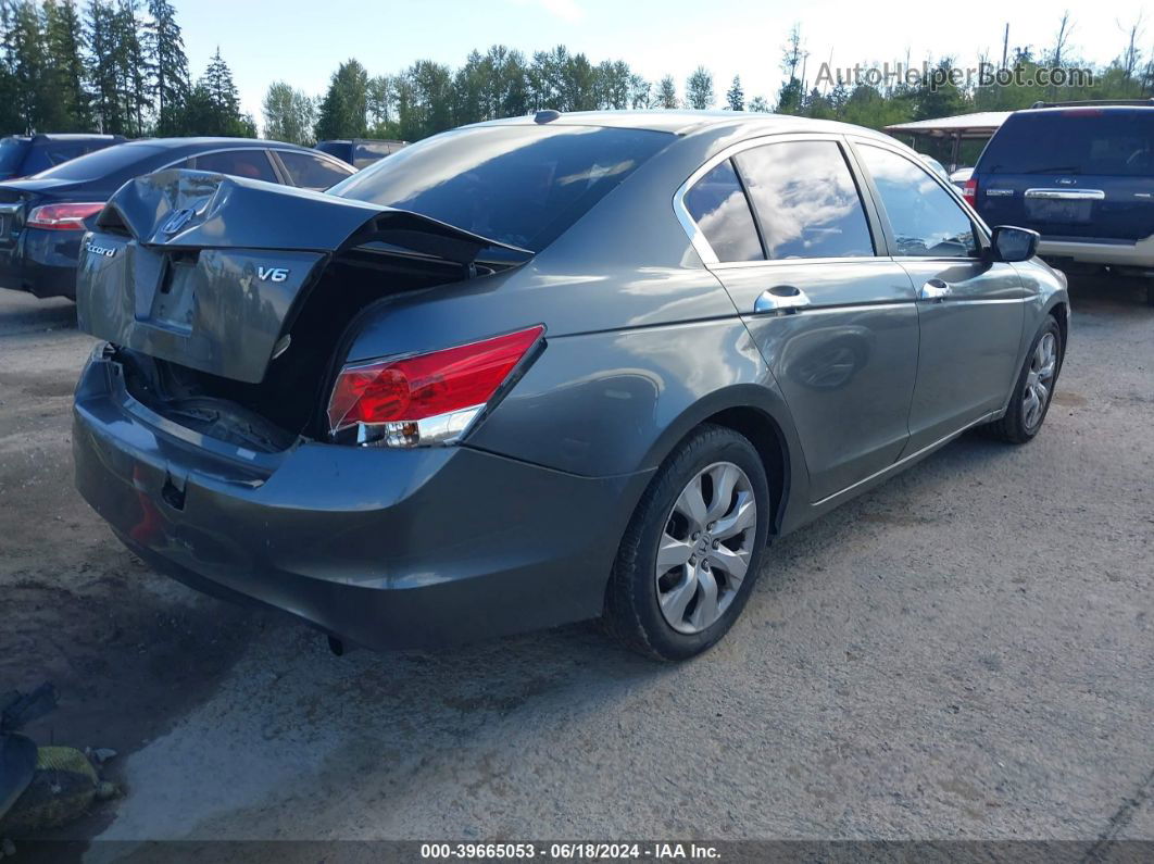 2008 Honda Accord 3.5 Ex-l Gray vin: 1HGCP36858A063769