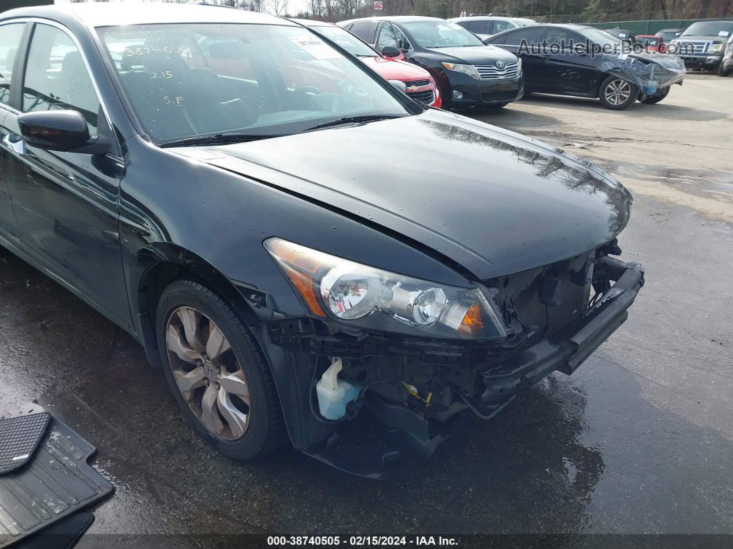 2008 Honda Accord 3.5 Ex-l Black vin: 1HGCP36858A079261