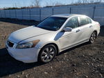 2009 Honda Accord Exl White vin: 1HGCP36859A003461