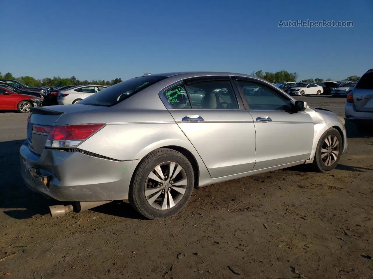 2009 Honda Accord Exl Silver vin: 1HGCP36859A030725