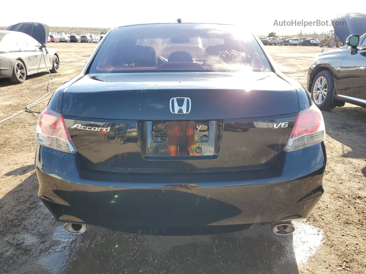 2009 Honda Accord Exl Черный vin: 1HGCP36859A800955