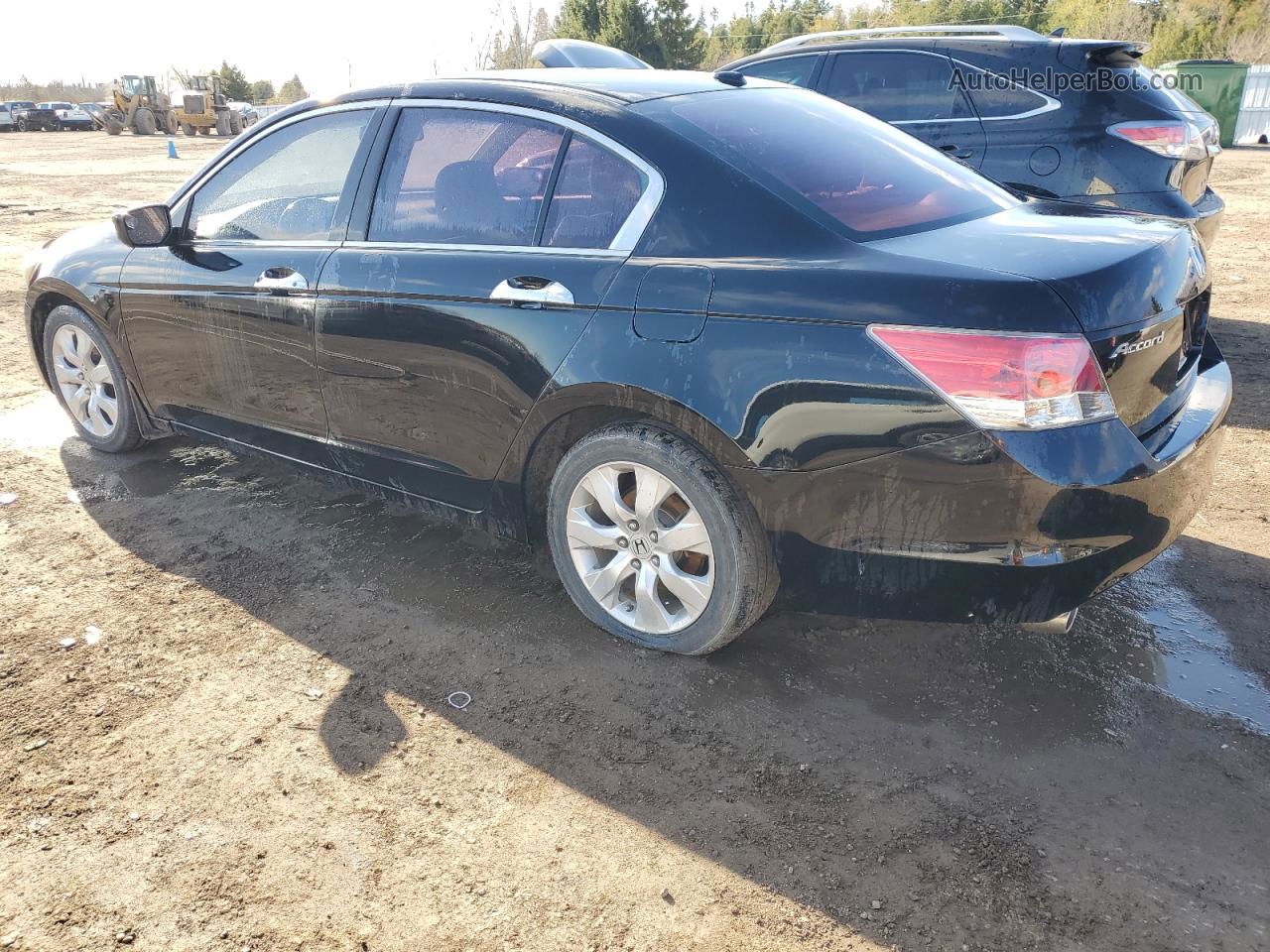 2009 Honda Accord Exl Черный vin: 1HGCP36859A800955