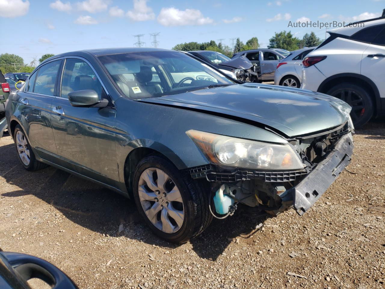 2008 Honda Accord Exl Gray vin: 1HGCP36868A055972