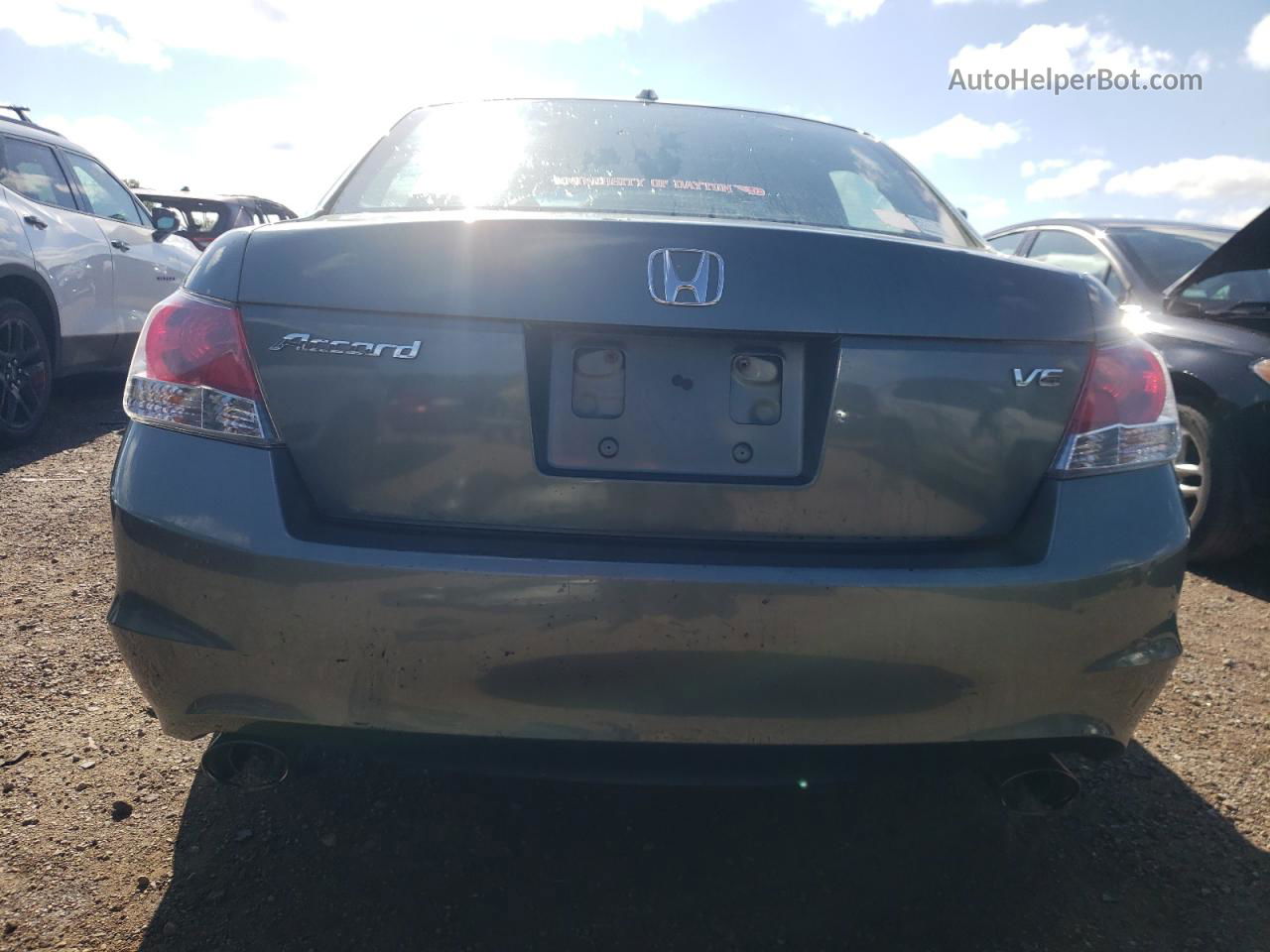 2008 Honda Accord Exl Gray vin: 1HGCP36868A055972