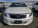 2008 Honda Accord Exl White vin: 1HGCP36868A077342