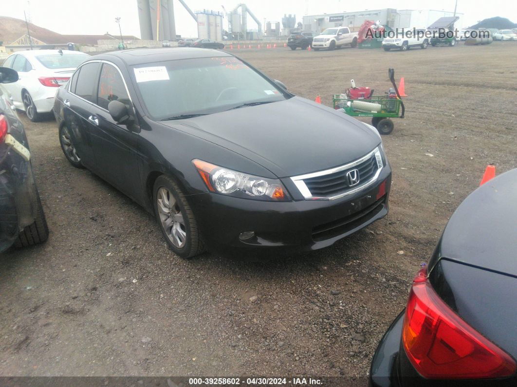 2008 Honda Accord 3.5 Ex-l Black vin: 1HGCP36868A087658