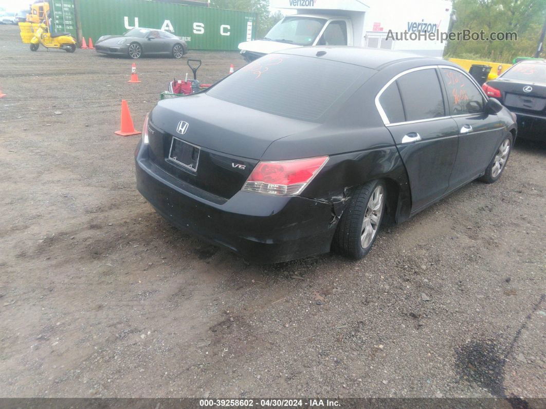 2008 Honda Accord 3.5 Ex-l Black vin: 1HGCP36868A087658