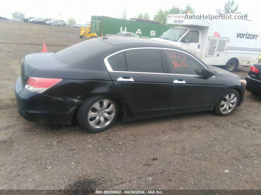 2008 Honda Accord 3.5 Ex-l Black vin: 1HGCP36868A087658