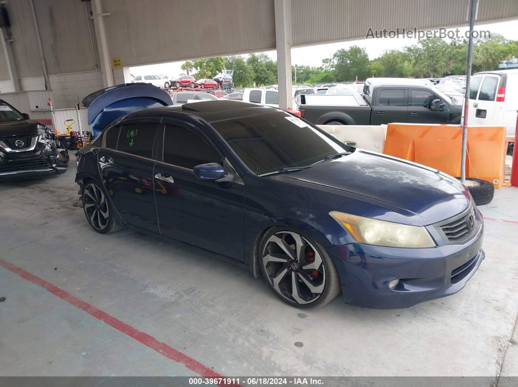 2008 Honda Accord 3.5 Ex-l Blue vin: 1HGCP36878A008059