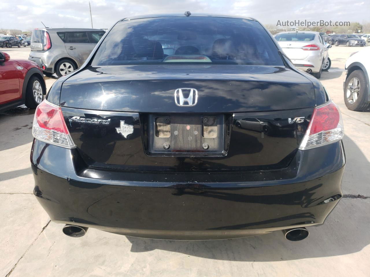 2008 Honda Accord Exl Black vin: 1HGCP36878A016680