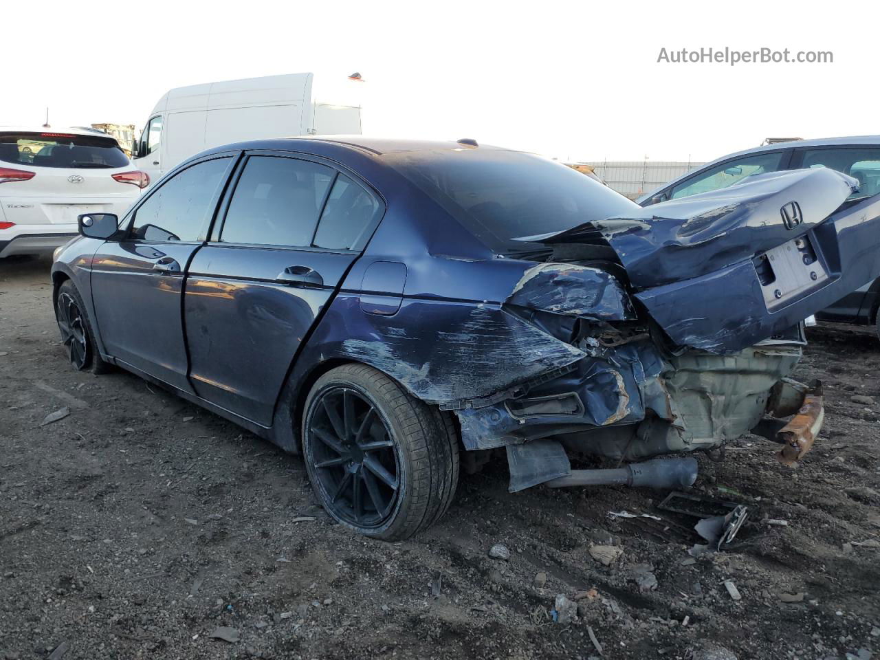 2008 Honda Accord Exl Blue vin: 1HGCP36878A032250