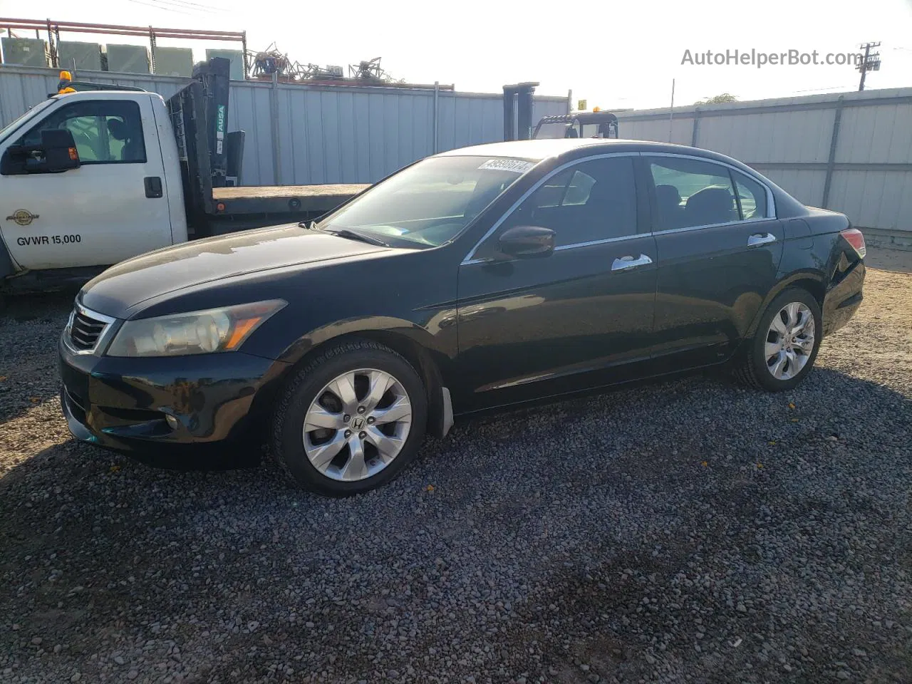 2008 Honda Accord Exl Black vin: 1HGCP36878A070271