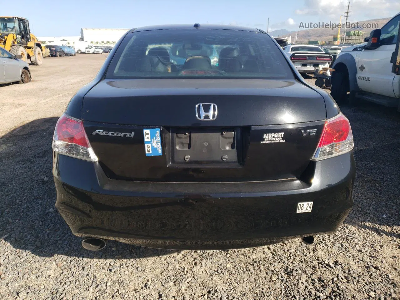 2008 Honda Accord Exl Black vin: 1HGCP36878A070271