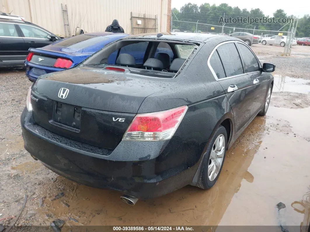 2008 Honda Accord 3.5 Ex-l Black vin: 1HGCP36878A080847