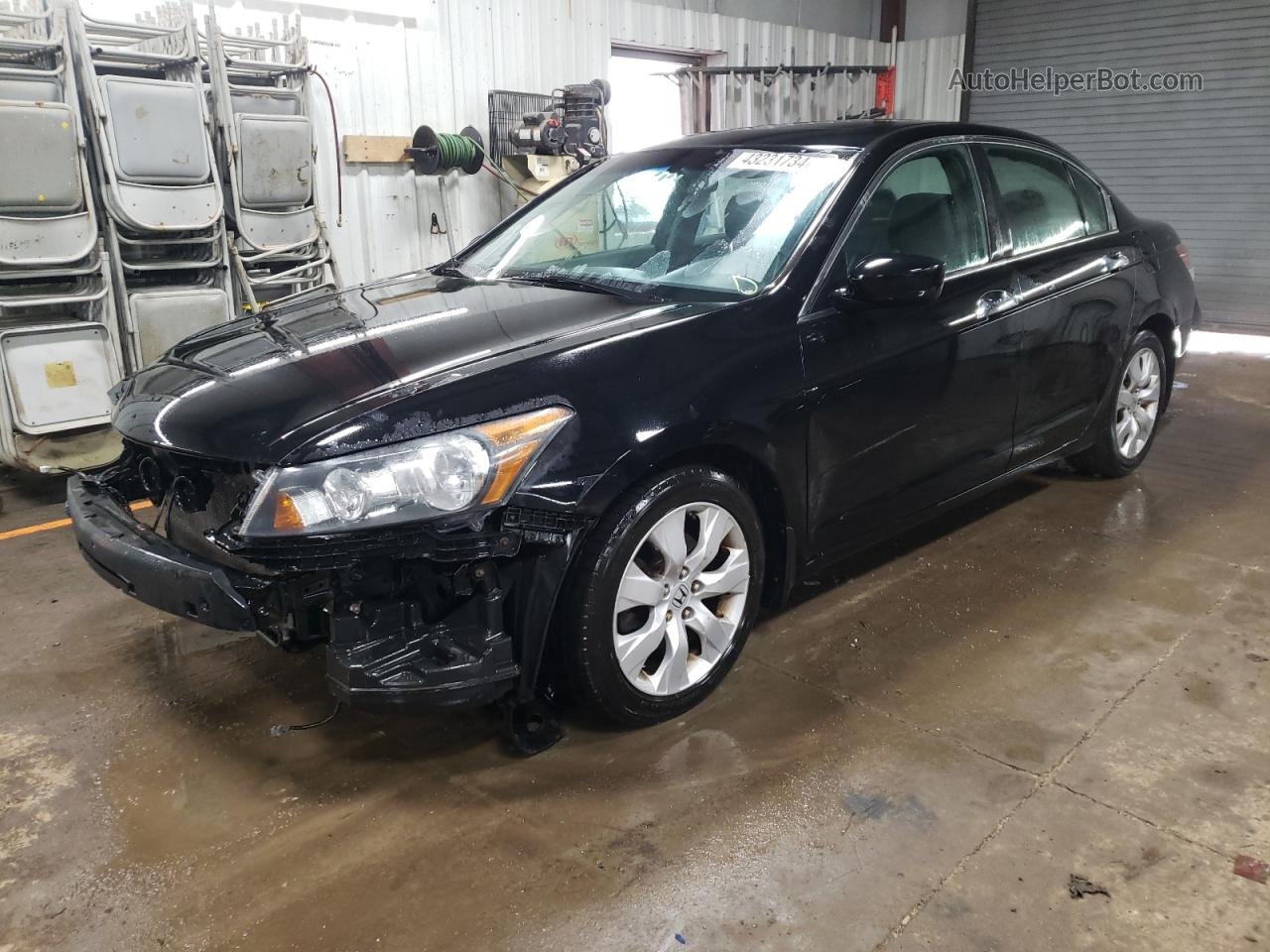 2009 Honda Accord Exl Black vin: 1HGCP36879A035912