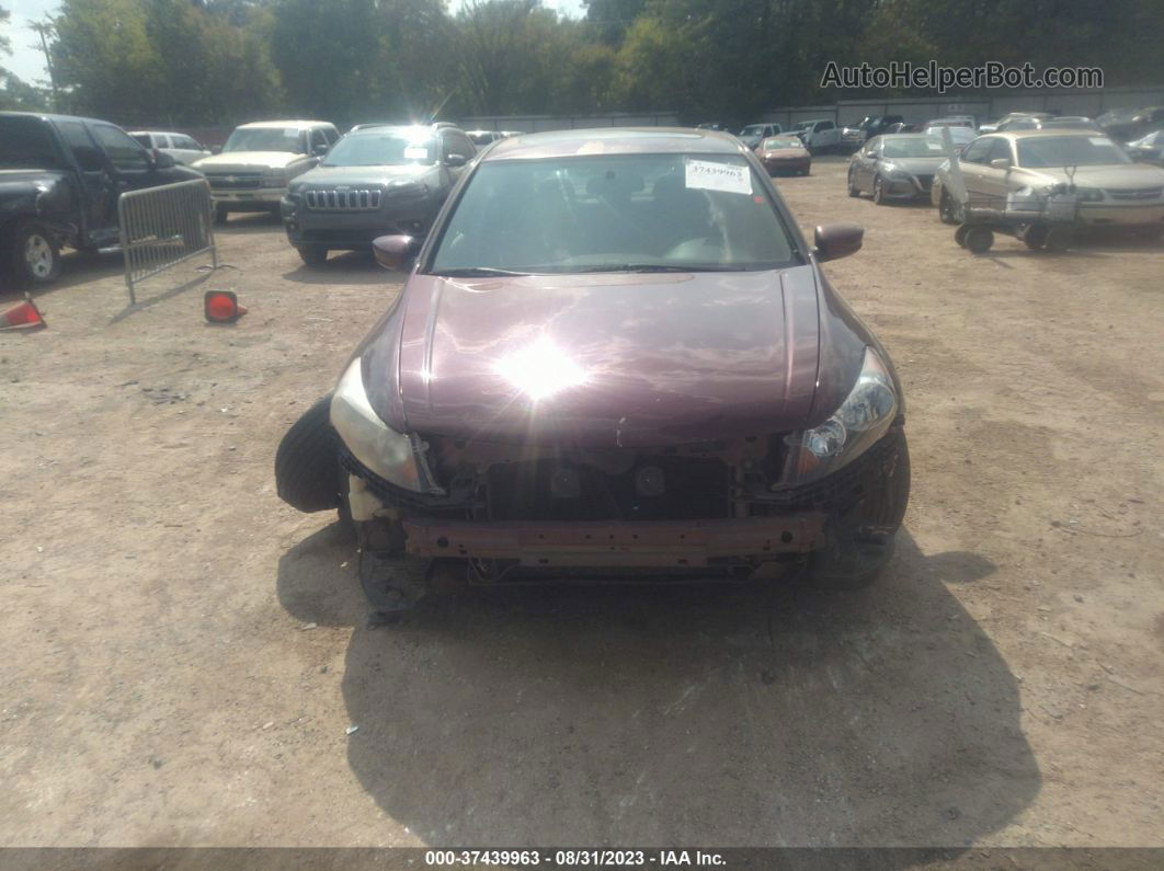 2008 Honda Accord Sdn Ex-l Бордовый vin: 1HGCP36888A065242