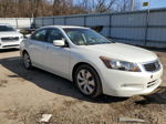 2008 Honda Accord Exl White vin: 1HGCP36888A077603