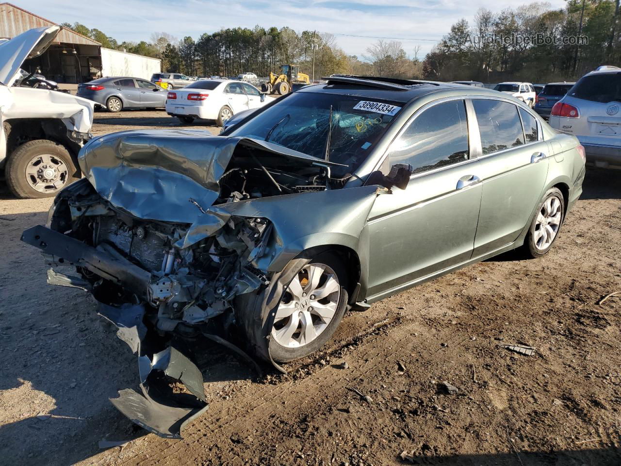 2009 Honda Accord Exl Green vin: 1HGCP36889A010226