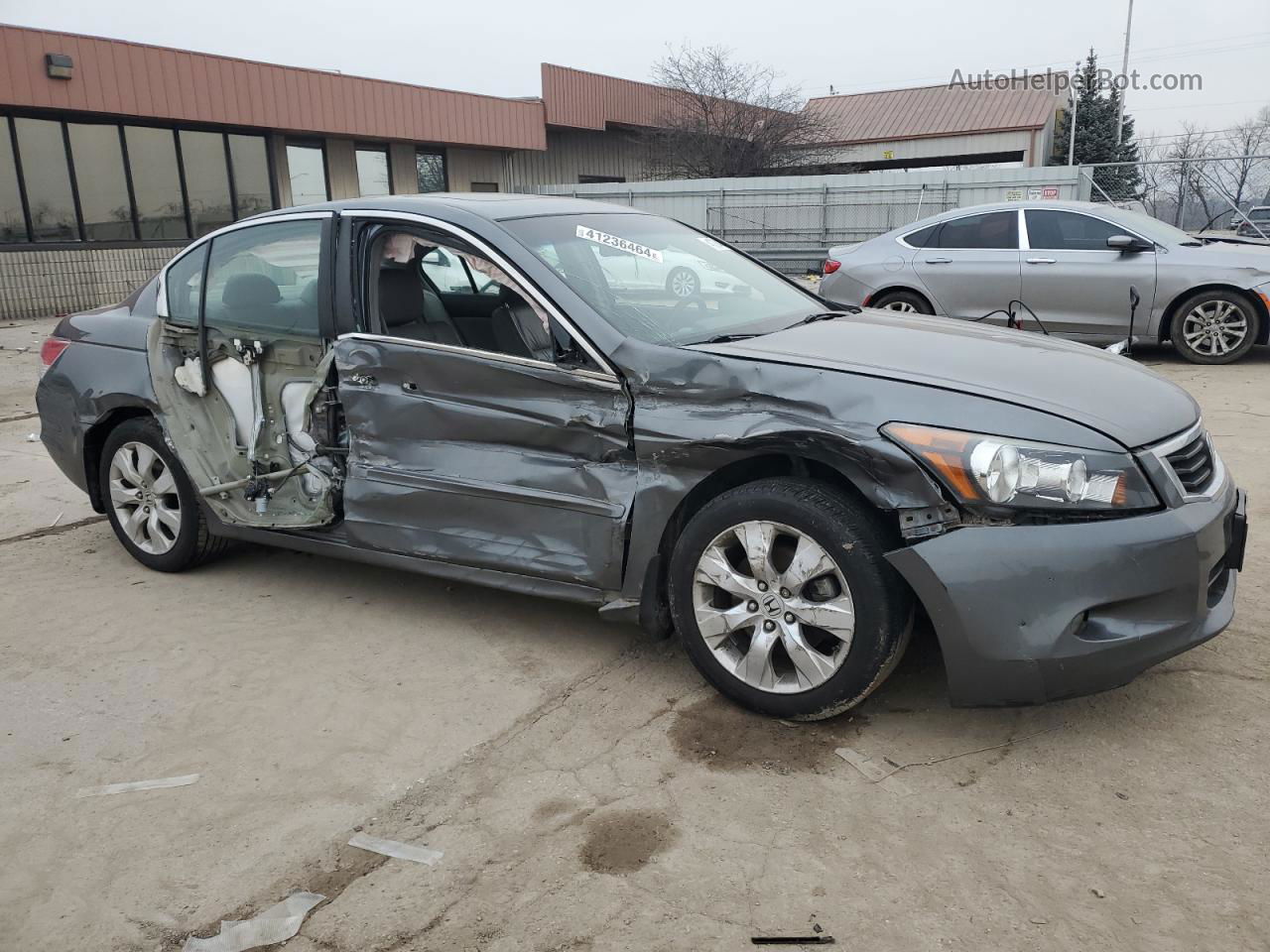 2008 Honda Accord Exl Gray vin: 1HGCP36898A075911