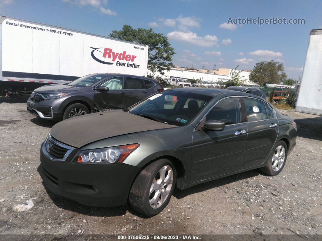 2008 Honda Accord Sdn Ex-l Green vin: 1HGCP368X8A047311