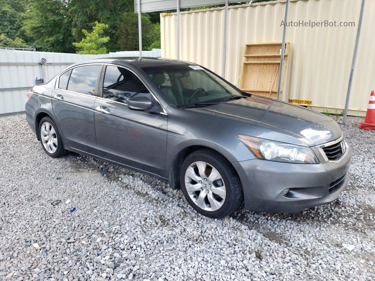 2008 Honda Accord Exl Silver vin: 1HGCP368X8A051973